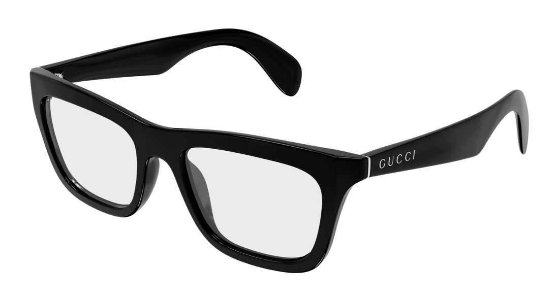 Occhiali da vista gucci gg1933o 001 negro rectangular / squared masculino taglia 53mm - Vista principale
