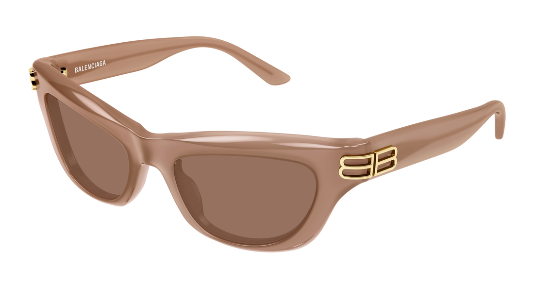 Sunglasses balenciaga bb0430s 004 marron cat eye femenino size 54mm - Main view