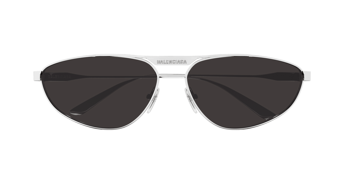 Gafas de sol balenciaga bb0417s 002 plateado pilot unisex talla 66mm - Vista de detalle