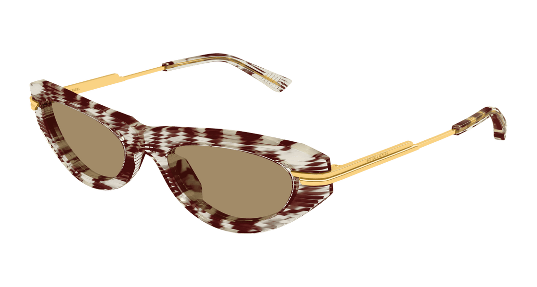 Óculos de sol bottega veneta bv1368s 003 havana round femenino tamanho 53mm - Vista principal