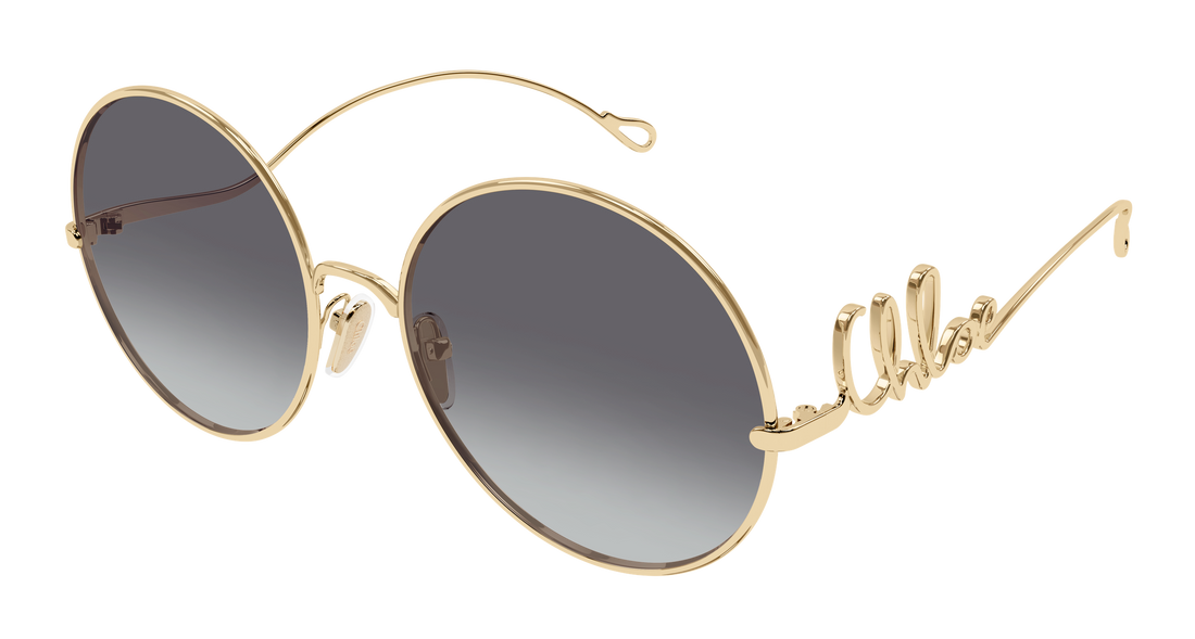 Sunčane naočale chloé ch0329s 001 dorado round/oval/panthos femenino veličina 60mm - Glavni prikaz