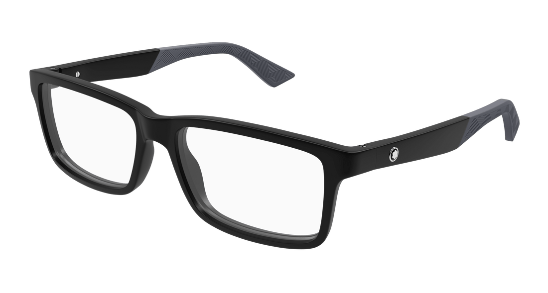 Occhiali da vista montblanc mb0402o 002 negro square masculino taglia 57mm - Vista principale