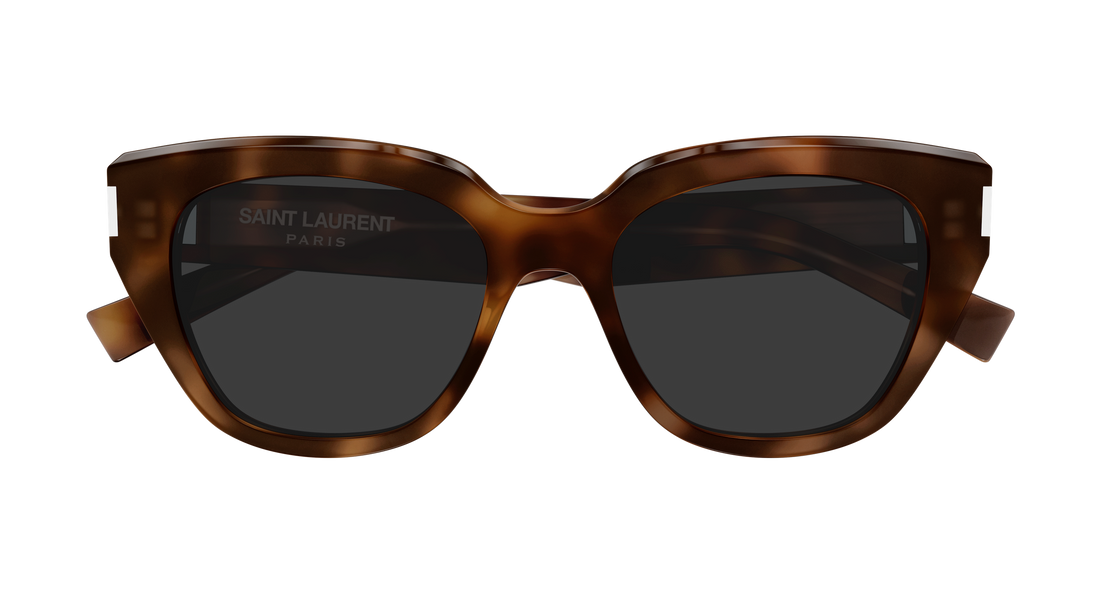 Óculos de sol saint laurent sl 827 002 havana cat eye femenino tamanho 52mm - Vista de detalhe