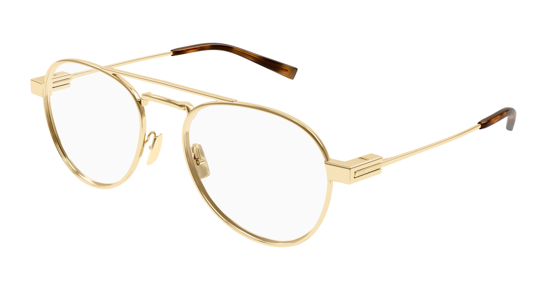 Brillen saint laurent sl 708 opt 003 dorado round unisex größe 54mm - Hauptansicht