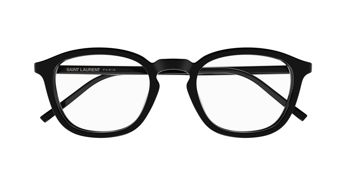 Brillen saint laurent sl 793/j 001 negro round unisex größe 49mm - Detailansicht