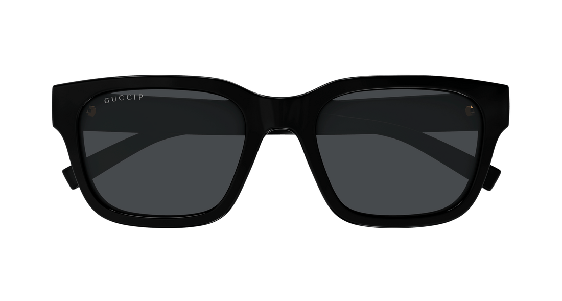 Gafas de sol gucci gg1857s 005 negro square masculino talla 55mm - Vista de detalle