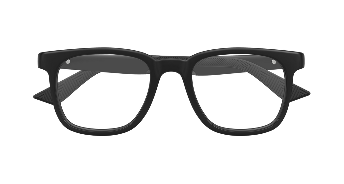 Gafas graduadas montblanc mb0433o 002 negro rectangular / squared masculino talla 51mm - Vista de detalle