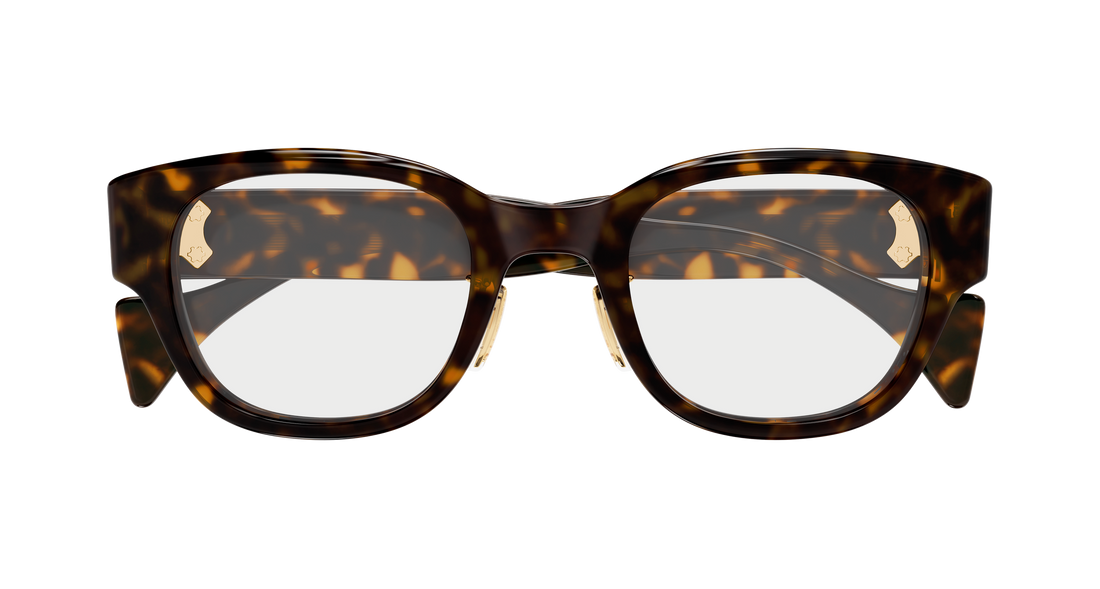 Brillen gucci gg2001oj 002 havana round/oval/panthos masculino größe 48mm - Detailansicht