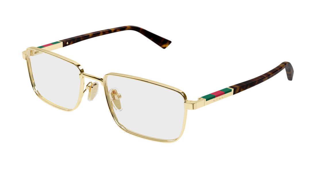 Brillen gucci gg1964o 002 dorado rectangular / squared masculino größe 55mm - Hauptansicht