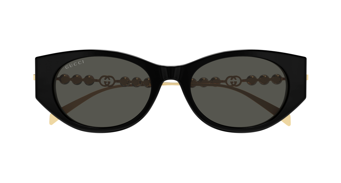 Óculos de sol gucci gg1970sa 001 negro cat eye femenino tamanho 54mm - Vista de detalhe