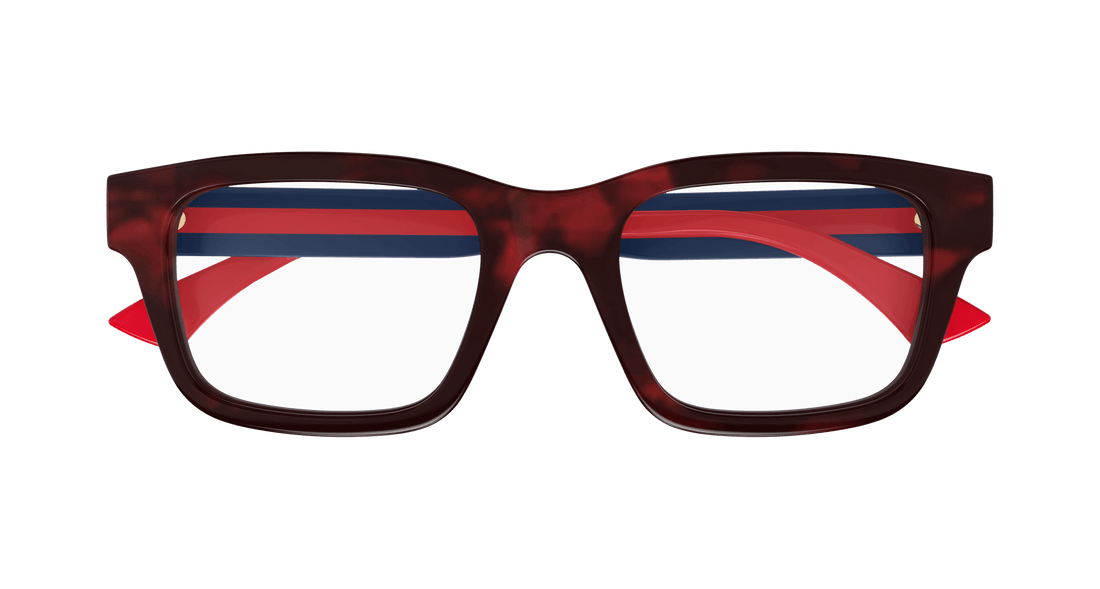 Occhiali da vista gucci gg1865o 009 havana square unisex taglia 54mm - Vista dettagliata