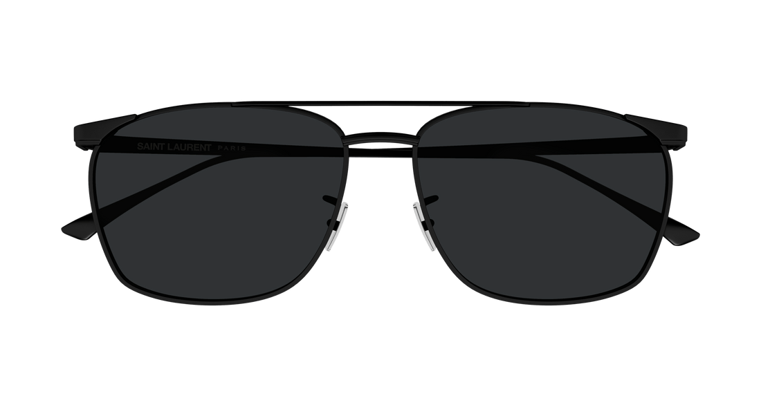 Óculos de sol saint laurent sl 796 vincent 003 negro pilot masculino tamanho 57mm - Vista de detalhe
