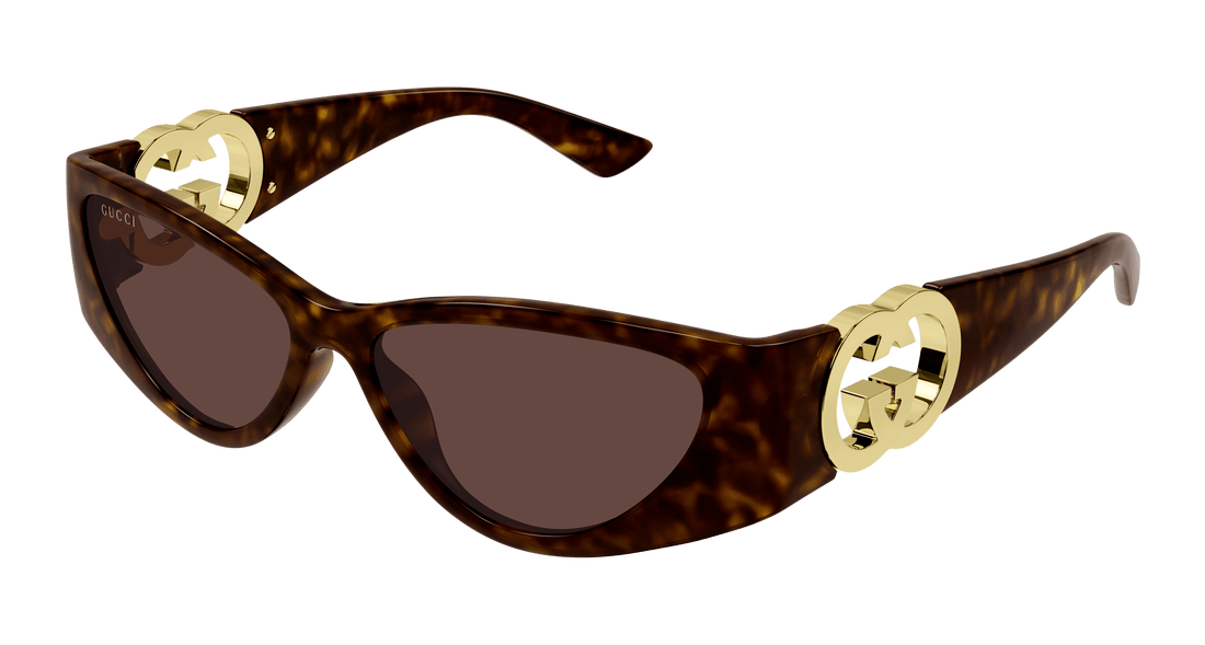 Gafas de sol gucci gg1824s 002 havana cat eye femenino talla 55mm - Vista principal