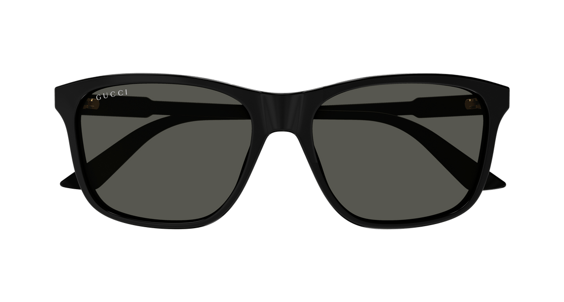 Gafas de sol gucci gg1819s 001 negro square masculino talla 57mm - Vista de detalle