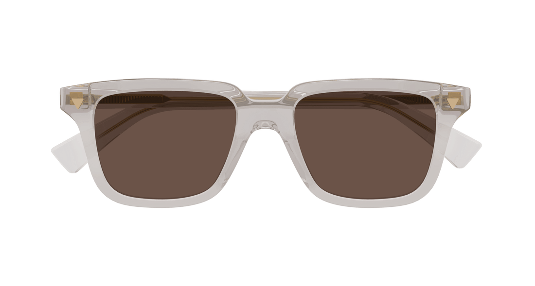 Óculos de sol bottega veneta bv1363s 004 gris square unisex tamanho 50mm - Vista de detalhe