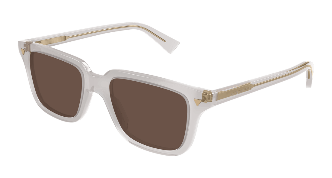 Óculos de sol bottega veneta bv1363s 004 gris square unisex tamanho 50mm - Vista principal