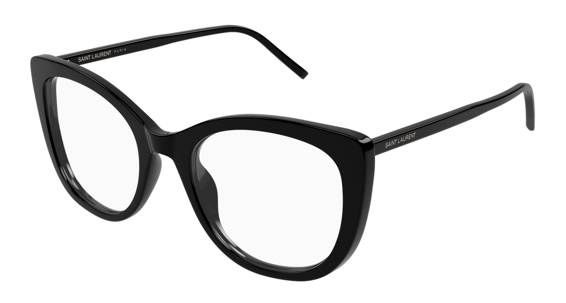 Brillen saint laurent sl 778 001 negro cat eye femenino größe 55mm - Hauptansicht