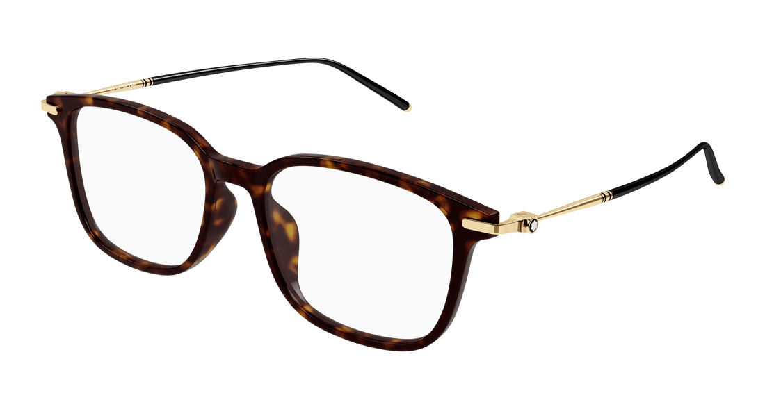Occhiali da vista montblanc mb0413oa 003 havana cat eye masculino taglia 54mm - Vista principale