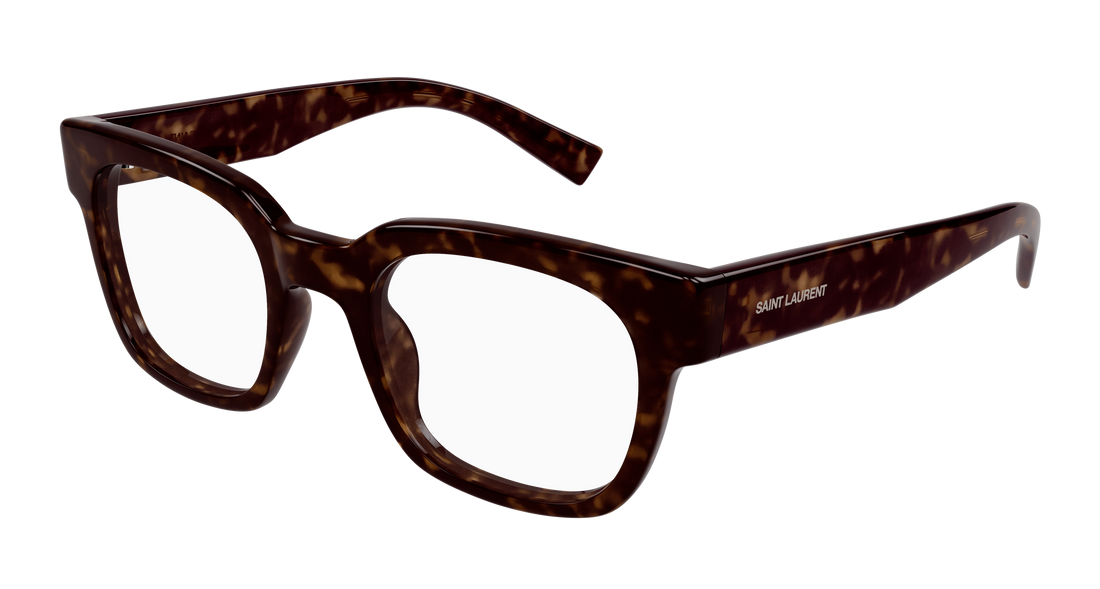 Óculos graduados saint laurent sl 805 002 havana round unisex tamanho 51mm - Vista principal