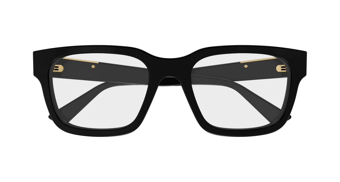 Brillen gucci gg1961o 001 negro rectangular / squared masculino größe 55mm - Detailansicht