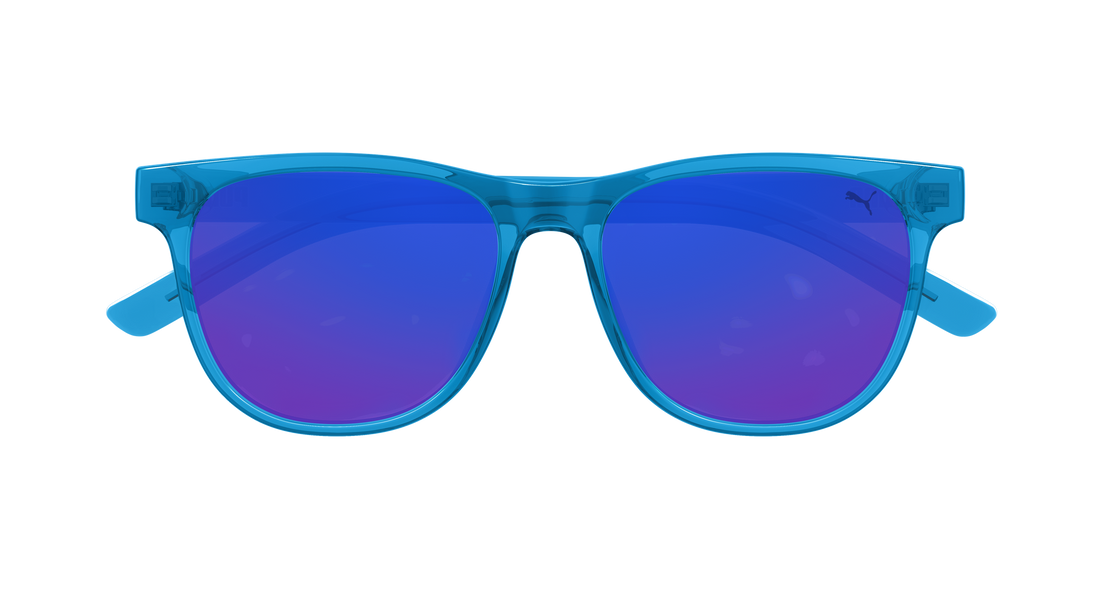 Sunglasses puma pj0084s 002 azul round/oval/panthos infantil size 48mm - Detailed view