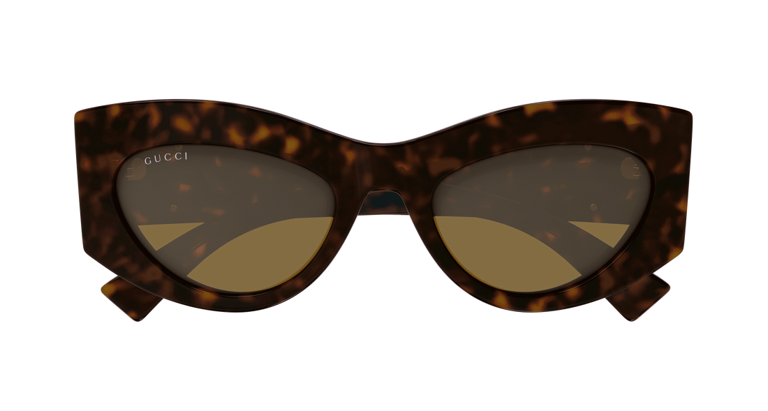 Gafas de sol gucci gg1843s 002 havana cat eye femenino talla 53mm - Vista de detalle