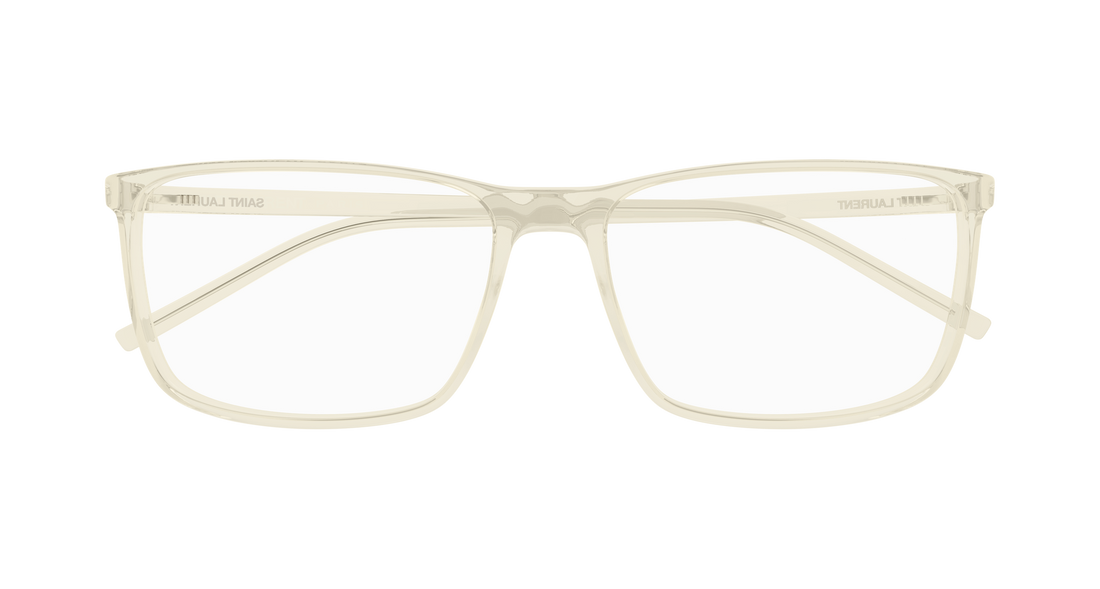 Brillen saint laurent sl 846 008 amarillo rectangular / squared masculino größe 61mm - Detailansicht