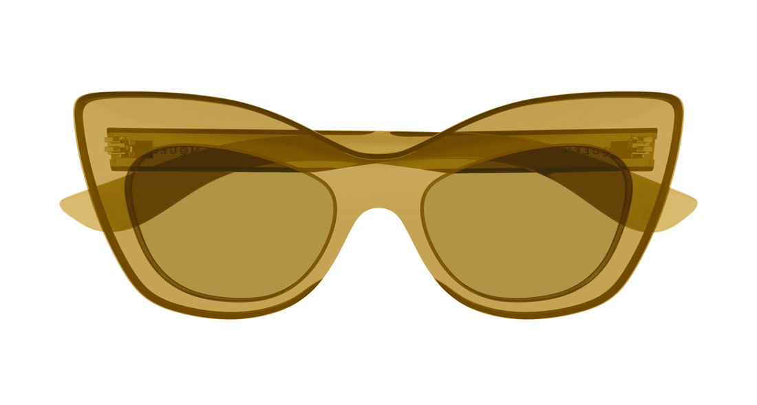 Sonnenbrillen alexander mcqueen am0516s 002 amarillo cat eye femenino größe 52mm - Detailansicht