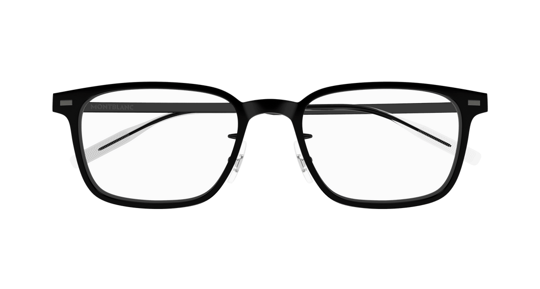 Occhiali da vista montblanc mb0394on 006 negro square masculino taglia 56mm - Vista dettagliata