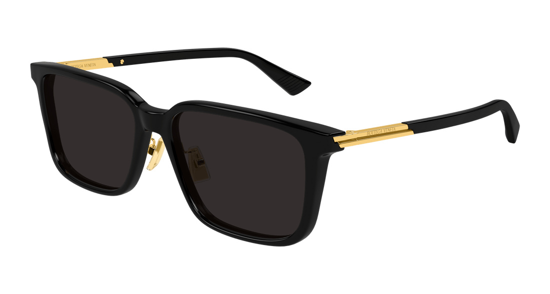 Óculos de sol bottega veneta bv1374sk 005 negro square masculino tamanho 57mm - Vista principal