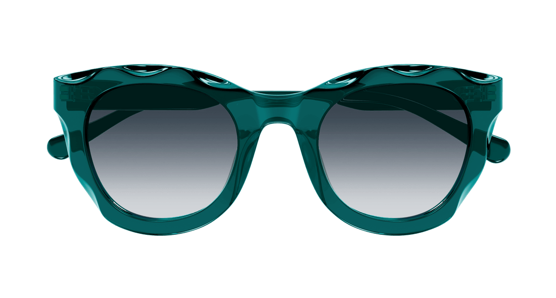 Sonnenbrillen chloé ch0295s 005 verde round femenino größe 50mm - Detailansicht