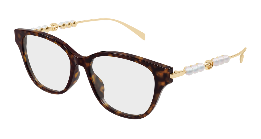Óculos graduados gucci gg1972oa 003 havana round/oval/panthos femenino tamanho 54mm - Vista principal
