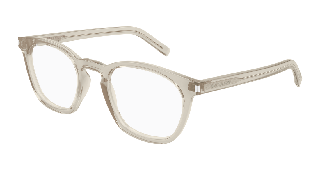 Brillen saint laurent sl 28 opt 012 amarillo round unisex größe 50mm - Hauptansicht