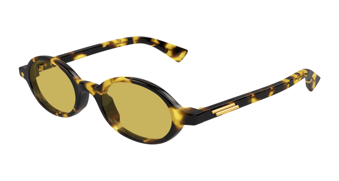 Sunglasses bottega veneta bv1388s 002 havana round unisex size 47mm - Main view