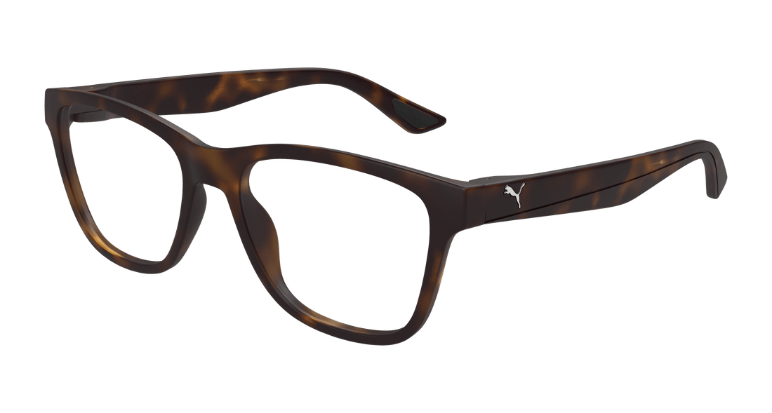 Brillen puma pu0485o 007 havana square masculino größe 57mm - Hauptansicht