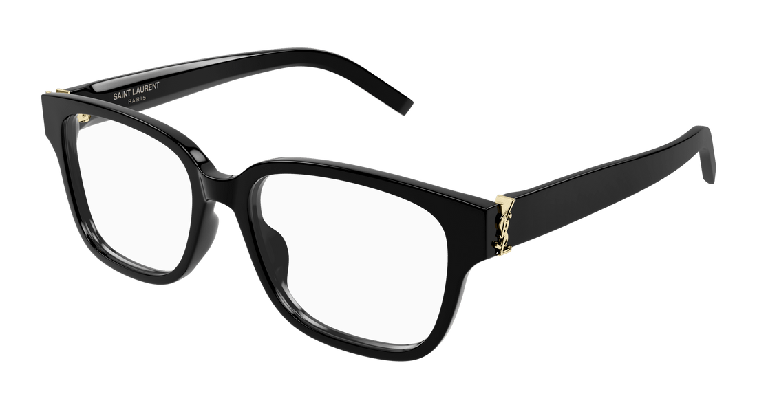 Prescription glasses saint laurent sl m150 001 negro square femenino size 55mm - Main view