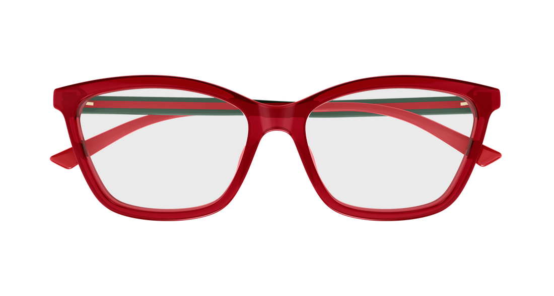 Occhiali da vista gucci gg1989o 004 burdeos cat eye femenino taglia 56mm - Vista dettagliata