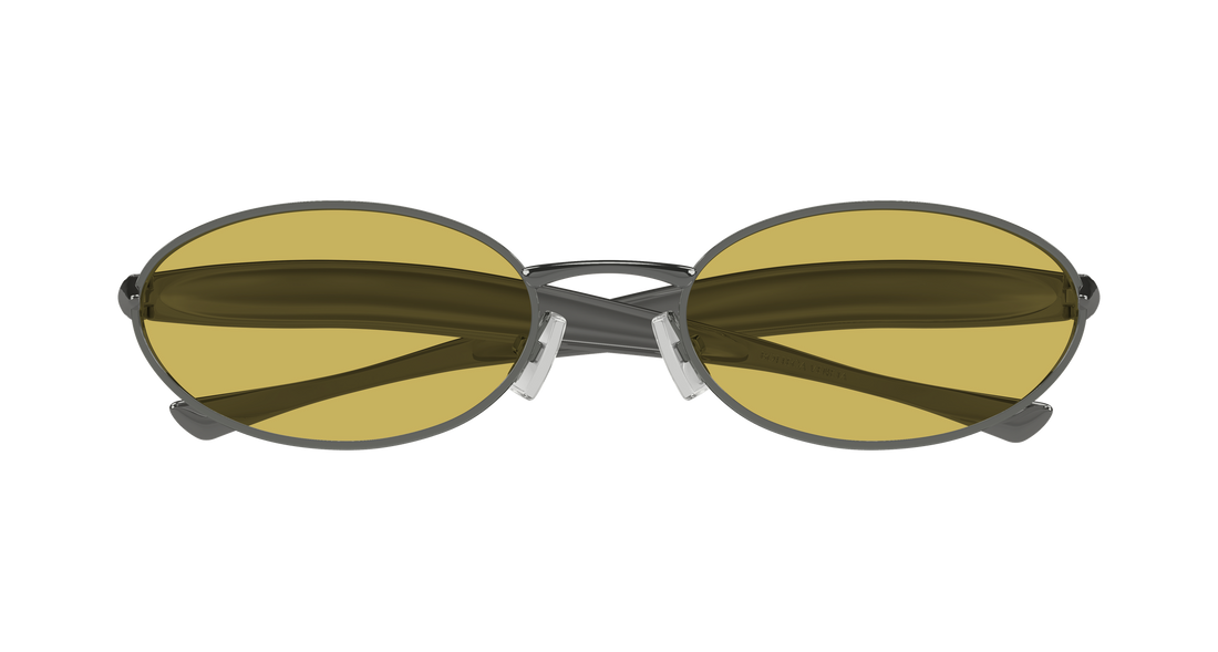 Sunglasses bottega veneta bv1386s 002 rutenio round unisex size 57mm - Detailed view