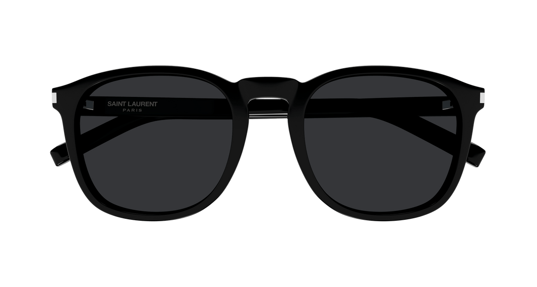 Óculos de sol saint laurent sl 818 001 negro round femenino tamanho 54mm - Vista de detalhe