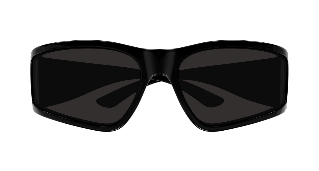 Lunettes de soleil balenciaga bb0457s 001 negro mask unisex taille 74mm - Vue détaillée