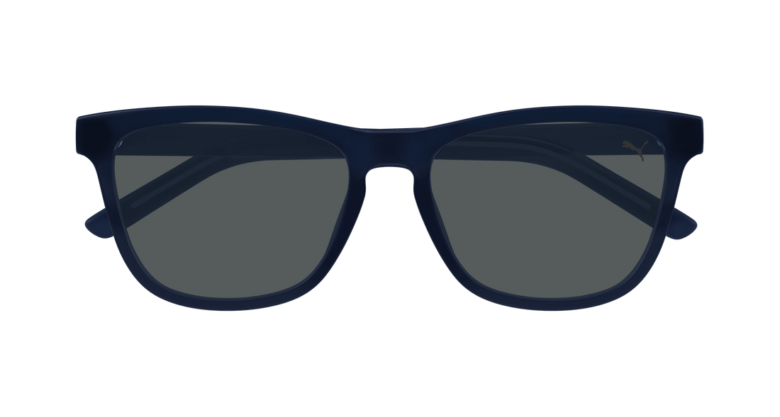 Sunglasses puma pu0501sa 003 azul square masculino size 56mm - Detailed view