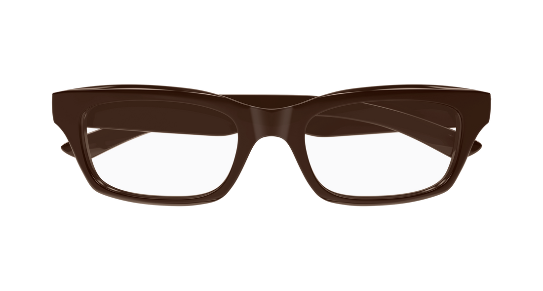 Gafas graduadas balenciaga bb0427o 005 marron rectangular / squared masculino talla 54mm - Vista de detalle