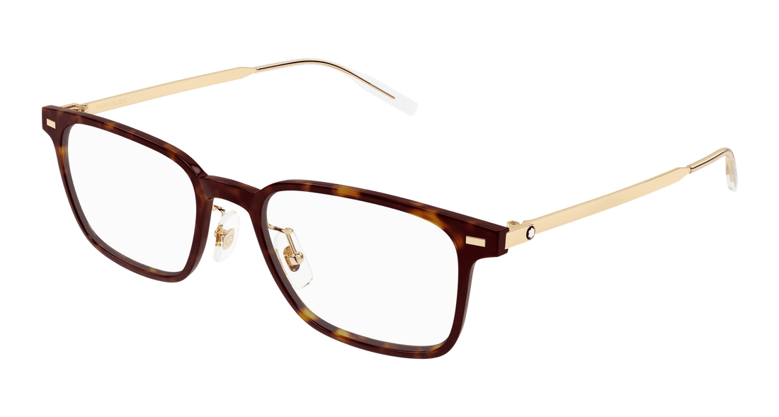 Occhiali da vista montblanc mb0394on 003 havana square masculino taglia 54mm - Vista principale