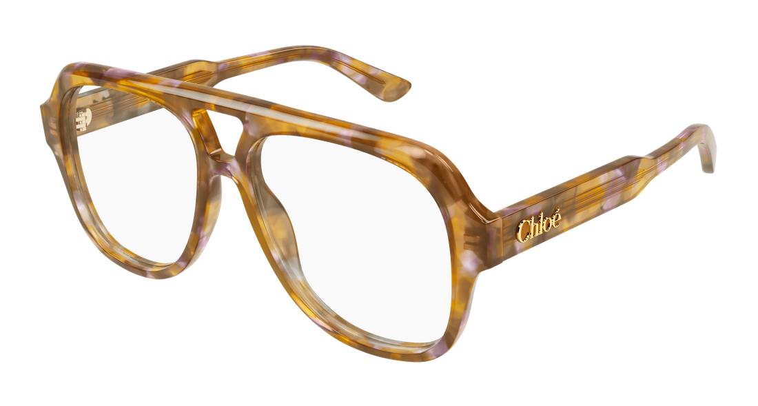 Gafas graduadas chloé ch0339o 004 havana pilot/navigator femenino talla 56mm - Vista principal
