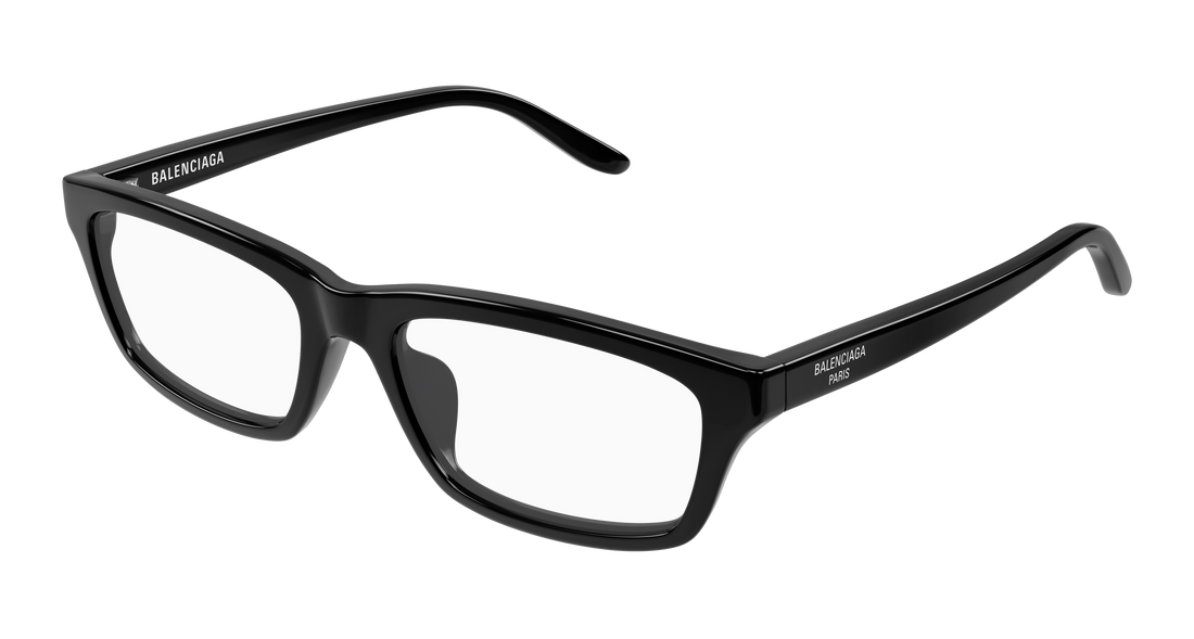 Gafas graduadas balenciaga bb0439o 001 negro rectangular / squared masculino talla 55mm - Vista principal