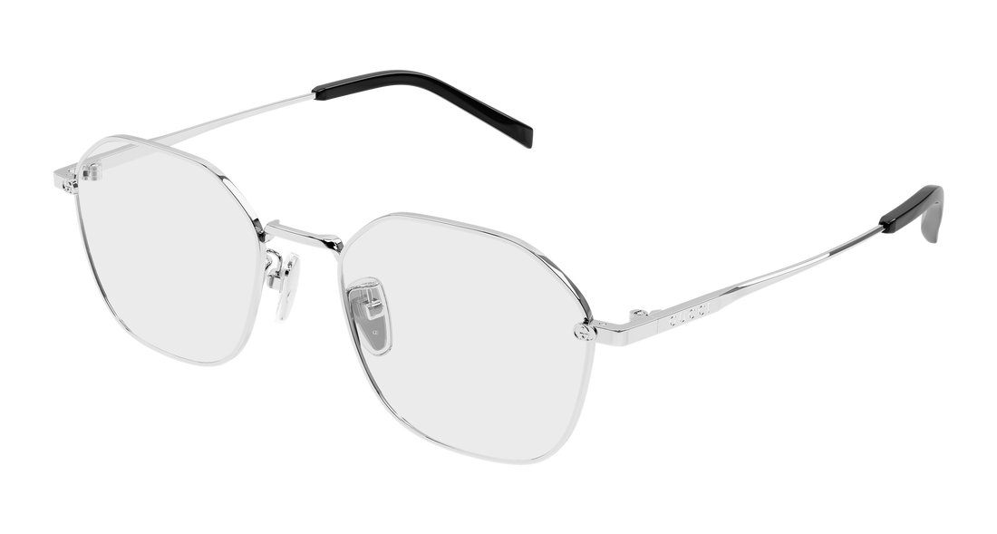 Occhiali da vista gucci gg1956ok 002 plateado rectangular / squared femenino taglia 51mm - Vista principale