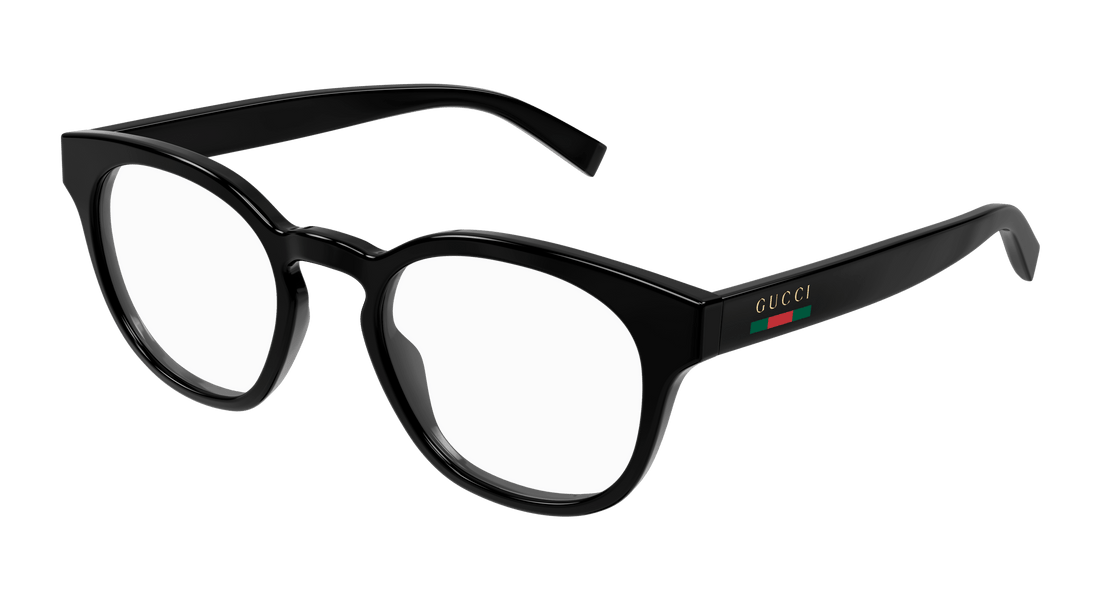 Brillen gucci gg1859o 001 negro round masculino größe 50mm - Hauptansicht