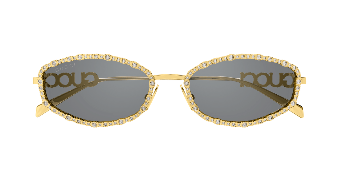 Gafas de sol gucci gg1803s 001 dorado round femenino talla 55mm - Vista de detalle