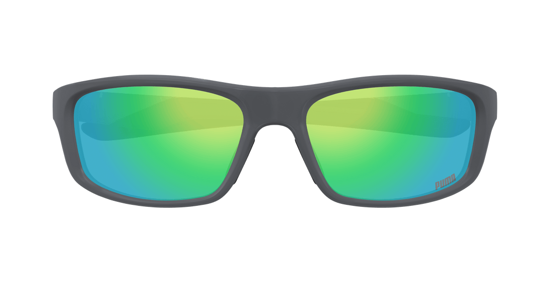 Sunglasses puma pu0480s 003 gris square masculino size 62mm - Detailed view