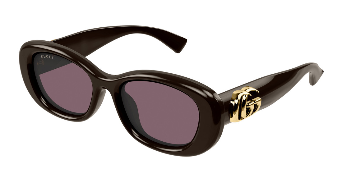 Gafas de sol gucci gg1829sk 004 marron round femenino talla 53mm - Vista principal